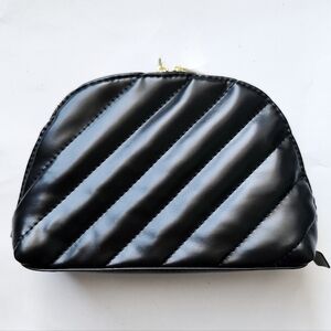 YSL Beaute Black Quilted Cosmetic Pouch